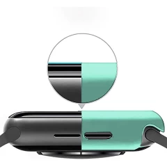 Carcasa 360° (Husa + Folie) Apple Watch 7/8/9 - 45MM Casey Studios Turqoise