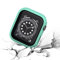 Carcasa 360° (Husa + Folie) Apple Watch 7/8/9 - 45MM Casey Studios Turqoise