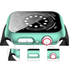 Carcasa 360° (Husa + Folie) Apple Watch 7/8/9 - 45MM Casey Studios Turqoise