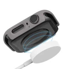 Carcasa 360° (Husa + Folie) Apple Watch 7/8/9 - 45MM Casey Studios Brown