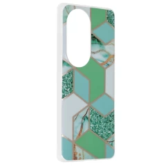 Husa Huawei P50 Pro Arpex Marble Series - Green Hex Green Hex