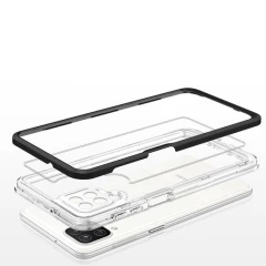 Husa Samsung Galaxy A22 4G Arpex Clear 3in1 - Negru Negru