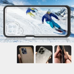 Husa Samsung Galaxy A22 4G Arpex Clear 3in1 - Negru Negru