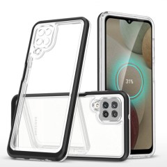 Husa Samsung Galaxy A22 4G Arpex Clear 3in1 - Negru