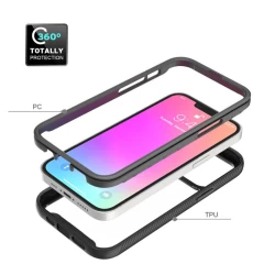 Husa iPhone 13 Pro Arpex Defense360 Pro, Screen Protector - Negru Negru