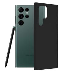 Husa Samsung Galaxy S22 Ultra Arpex Soft Edge Silicone - Negru