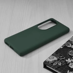 Husa Huawei P50 Pro Arpex Soft Edge Silicone - Verde Inchis Verde Inchis