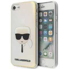 Husa iPhone 7/8/SE 2020 Karl Lagerfeld Iridescent Karl`s Head - Iridescent