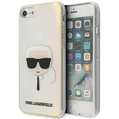 Husa iPhone 7/8/SE 2020 Karl Lagerfeld Iridescent Karl`s Head - Iridescent Iridescent