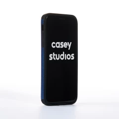 Husa iPhone XR Casey Studios Grained Leather - Albastru Albastru