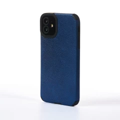 Husa iPhone 11 Casey Studios Grained Leather - Portocaliu Portocaliu