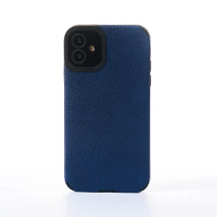 Husa iPhone 11 Casey Studios Grained Leather - Portocaliu Portocaliu