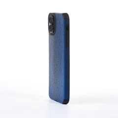 Husa iPhone 11 Pro Max Casey Studios Grained Leather - Albastru Albastru