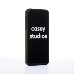 Husa iPhone 11 Pro Max Casey Studios Grained Leather - Verde Verde
