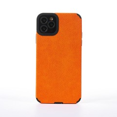Husa iPhone 11 Pro Max Casey Studios Grained Leather - Verde