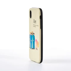 Husa iPhone XR Casey Studios Gossip - Alb Alb