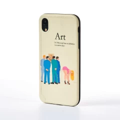 Husa iPhone XR Casey Studios Gossip - Alb Alb