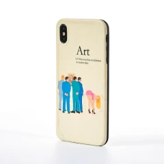 Husa iPhone XS Max Casey Studios Gossip - Alb Alb