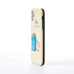 Husa iPhone 11 Casey Studios Gossip - Alb Alb