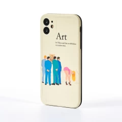 Husa iPhone 11 Casey Studios Gossip - Alb Alb