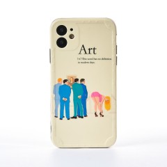 Husa iPhone 11 Casey Studios Gossip - Alb