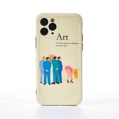 Husa iPhone 11 Pro Casey Studios Gossip - Alb