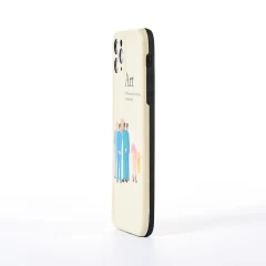 Husa iPhone 11 Pro Max Casey Studios Gossip - Alb Alb