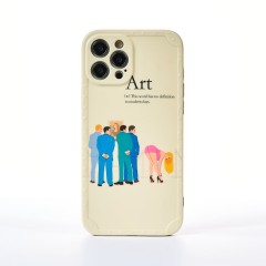 Husa iPhone 12 Pro Max Casey Studios Gossip - Alb