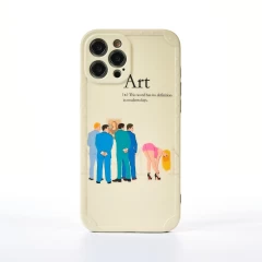 Husa iPhone 12 Pro Max Casey Studios Gossip - Alb