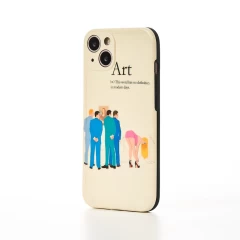 Husa iPhone 13 Casey Studios Gossip - Alb Alb