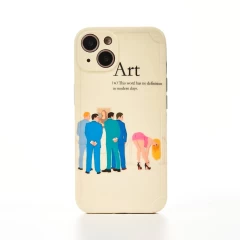 Husa iPhone 13 Casey Studios Gossip - Alb Alb