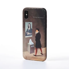 Husa iPhone X/XS Casey Studios The New Mona Lisa - Maro Maro