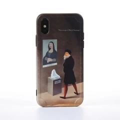 Husa iPhone X/XS Casey Studios The New Mona Lisa - Maro Maro