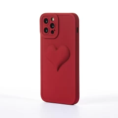 Husa iPhone 12 Pro Casey Studios Full Heart - Visiniu Visiniu