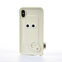 Husa iPhone XS Max Casey Studios All eyez on you - Alb Alb