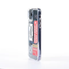 Husa iPhone 11 Pro Max Casey Studios Checked in - Clear Clear