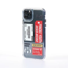 Husa iPhone 11 Pro Max Casey Studios Checked in - Clear Clear