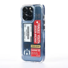 Husa iPhone 13 Pro Casey Studios Checked in - Clear Clear