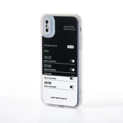 Husa iPhone X/XS Casey Studios Wake Up Call - Metallic Metallic