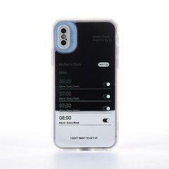 Husa iPhone X/XS Casey Studios Wake Up Call - Metallic