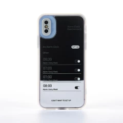 Husa iPhone X/XS Casey Studios Wake Up Call - Metallic Metallic