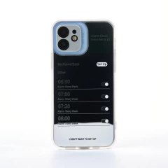 Husa iPhone 12 Casey Studios Wake Up Call - Metallic Metallic