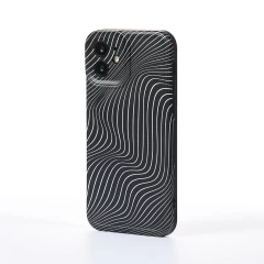 Husa iPhone 12 Casey Studios Glazed - Gri Gri