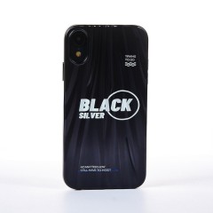Husa iPhone XR Casey Studios Black Silver - Negru
