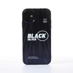 Husa iPhone 11 Casey Studios Black Silver - Negru Negru
