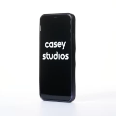 Husa iPhone 11 Pro Max Casey Studios Black Silver - Negru Negru