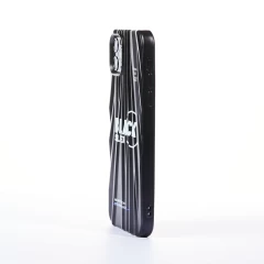 Husa iPhone 11 Pro Max Casey Studios Black Silver - Negru Negru