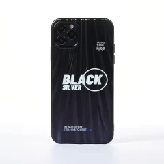 Husa iPhone 11 Pro Max Casey Studios Black Silver - Negru Negru
