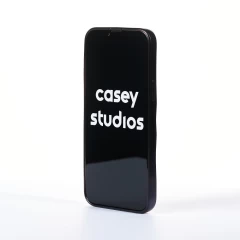 Husa iPhone 13 Pro Max Casey Studios Black Silver - Negru Negru