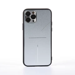 Husa iPhone 11 Pro Casey Studios Metalines - Roz Silver 